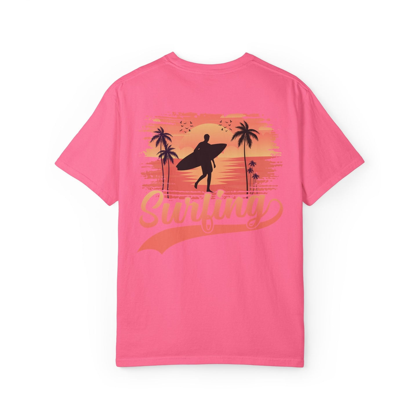 Surfing Paradise Unisex T-Shirt, Casual Beach Wear, Summer Vibes, Gift for Surfers, Vacation Outfit