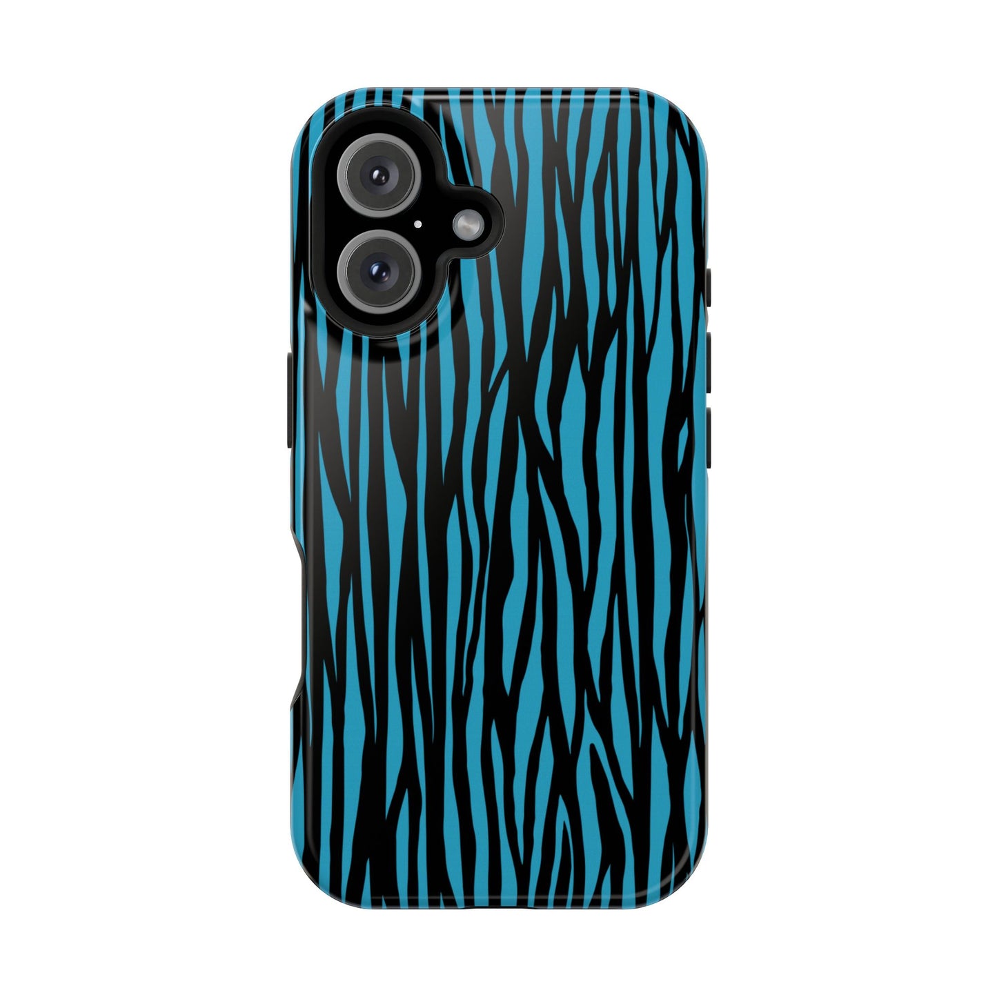 Zebra Print Magnetic Tough Case for iPhone - Durable & Stylish Phone Protection