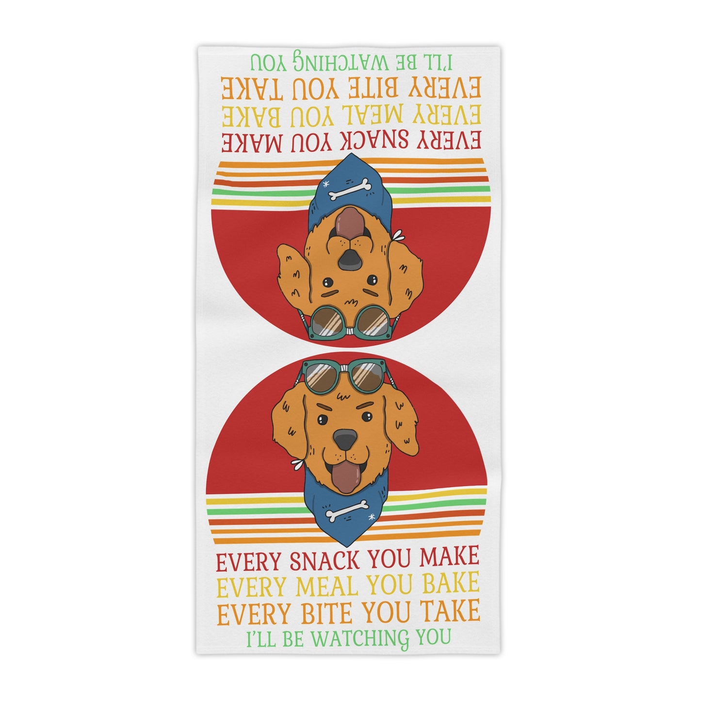 Fun Dog-Themed Beach Towel - Perfect for Pet Lovers and Summer Days