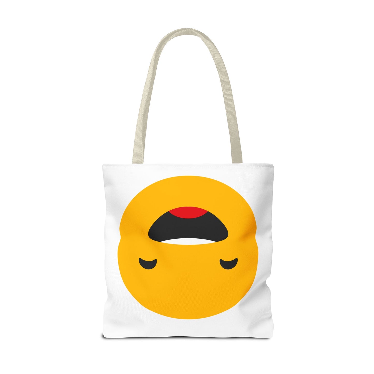 Smiley Face Tote Bag - Fun and Cheerful Reusable Shopping Bag