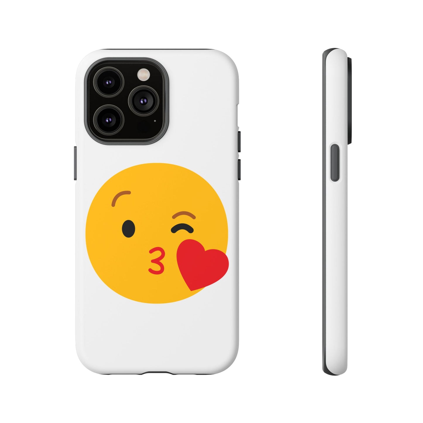 Cute Emoji Phone Case - Kissy Face Design for Stylish Protection