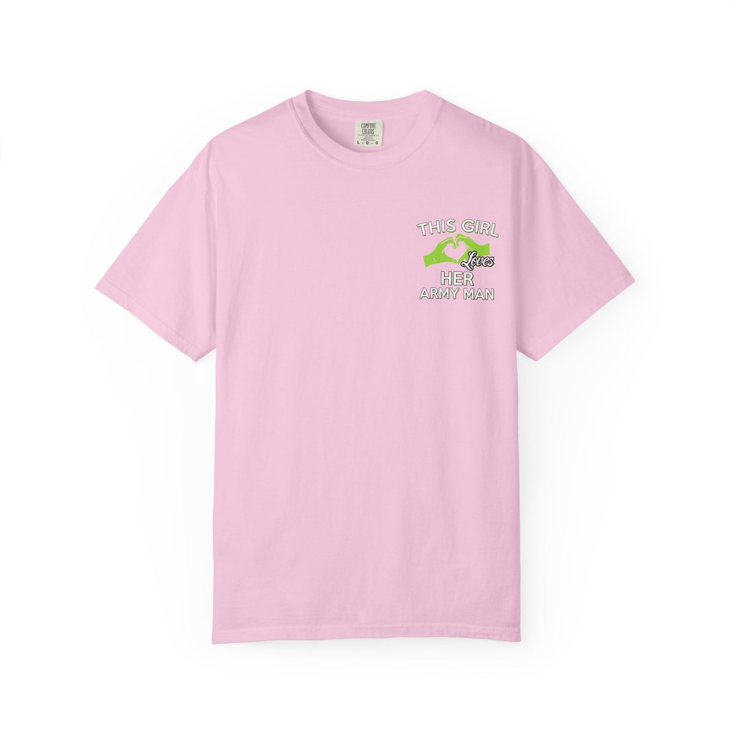 Army Wife Love T-shirt - Cute Gift for Military Girlfriends, Support Our Troops Apparel, Unisex Casual Tee, Army Partner