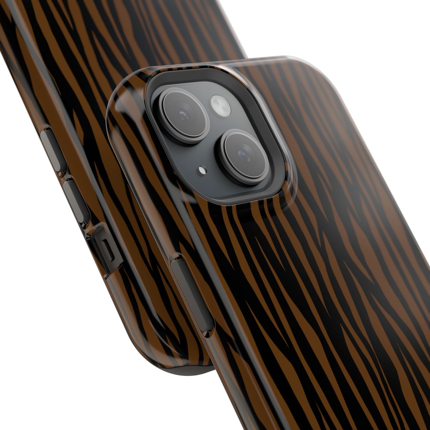 Stylish Magnetic Tough Phone Case - Bold Striped Design