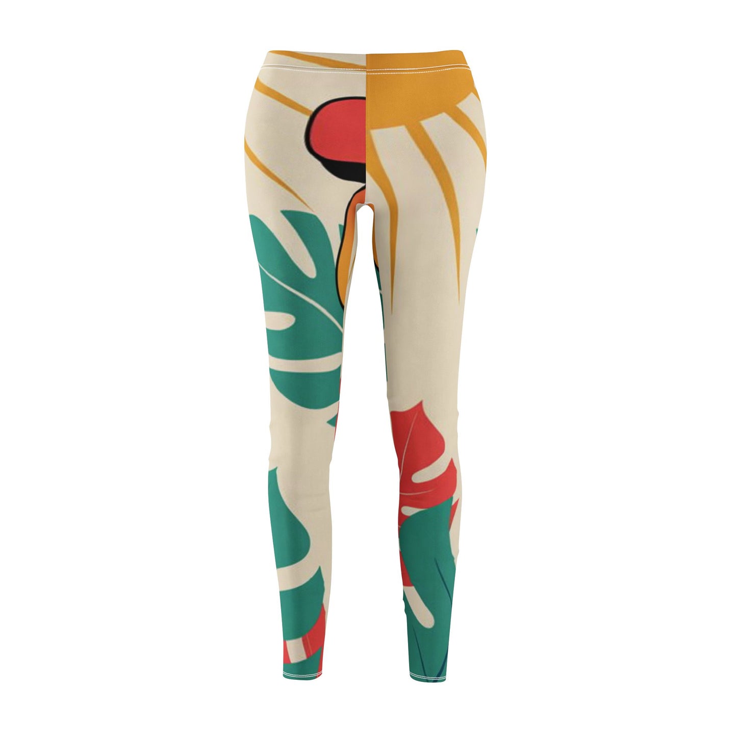 Women's Mid-rise Casual Leggings (AOP)