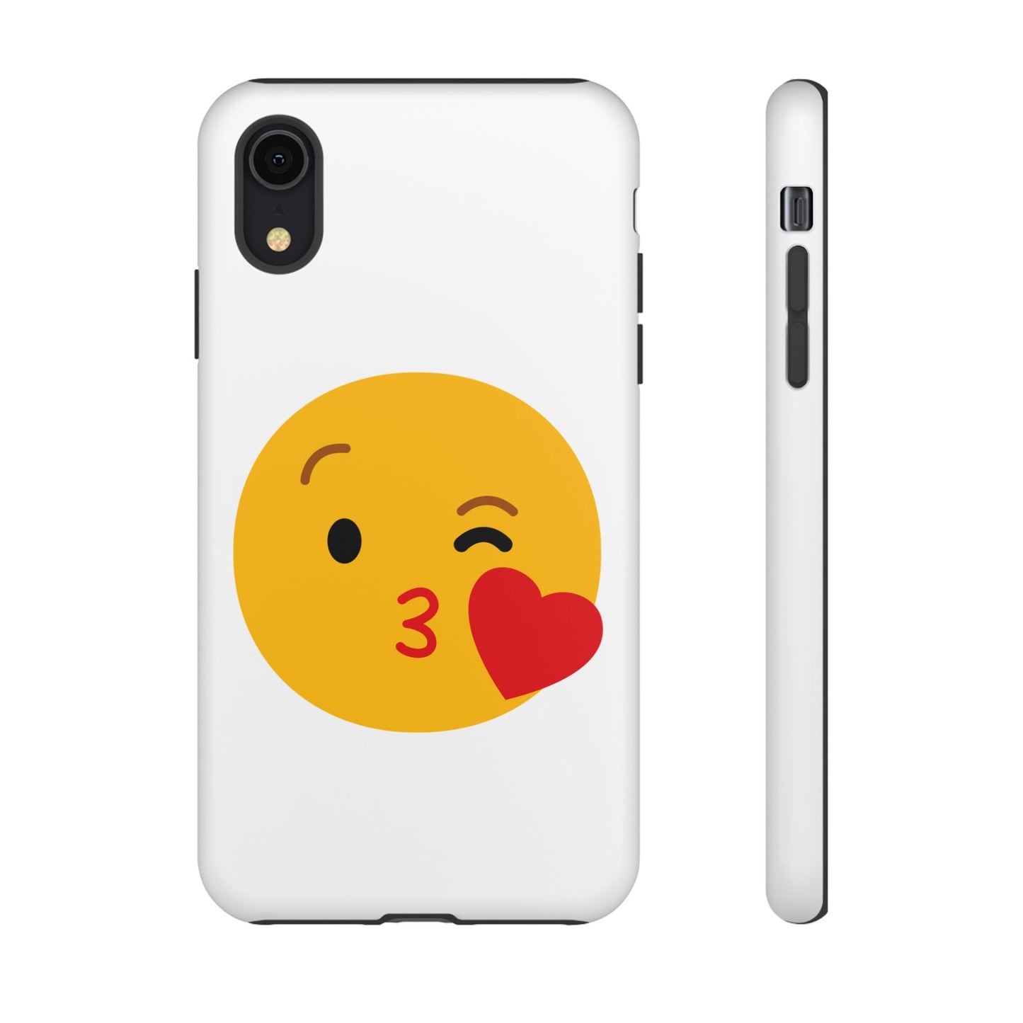Cute Emoji Phone Case - Kissy Face Design for Stylish Protection