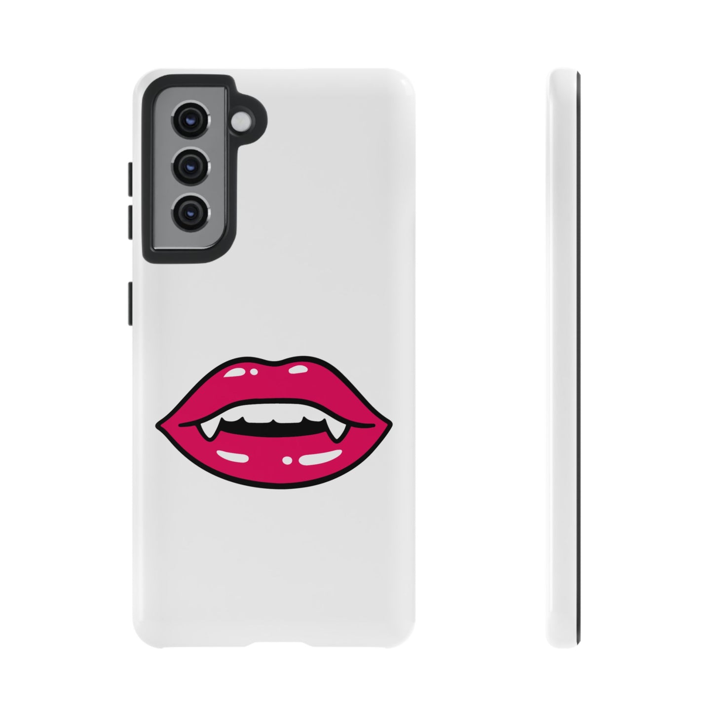 Vampire Mouth Phone Case - Tough Cases for Halloween, Gift for Spooky Lovers, Quirky Phone Accessories, Fun Tech Gear