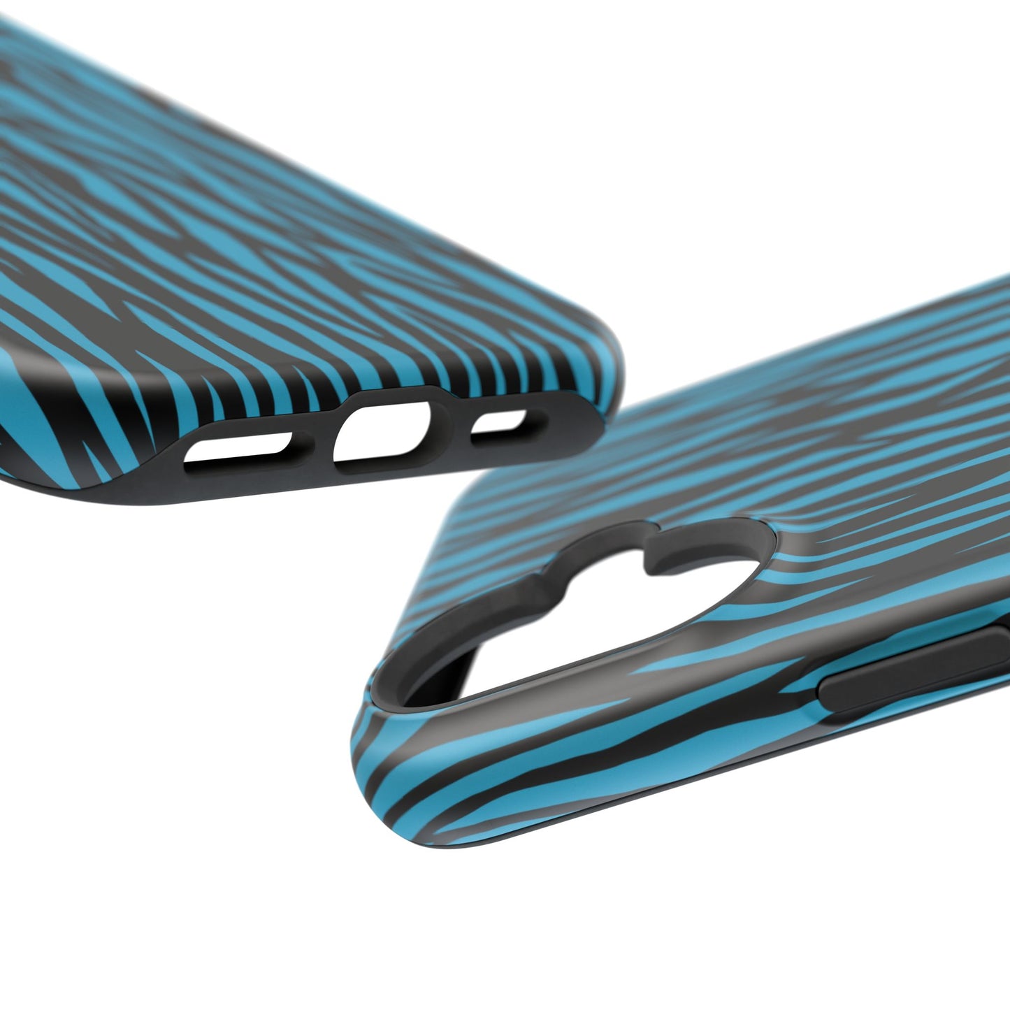 Zebra Print Magnetic Tough Case for iPhone - Durable & Stylish Phone Protection