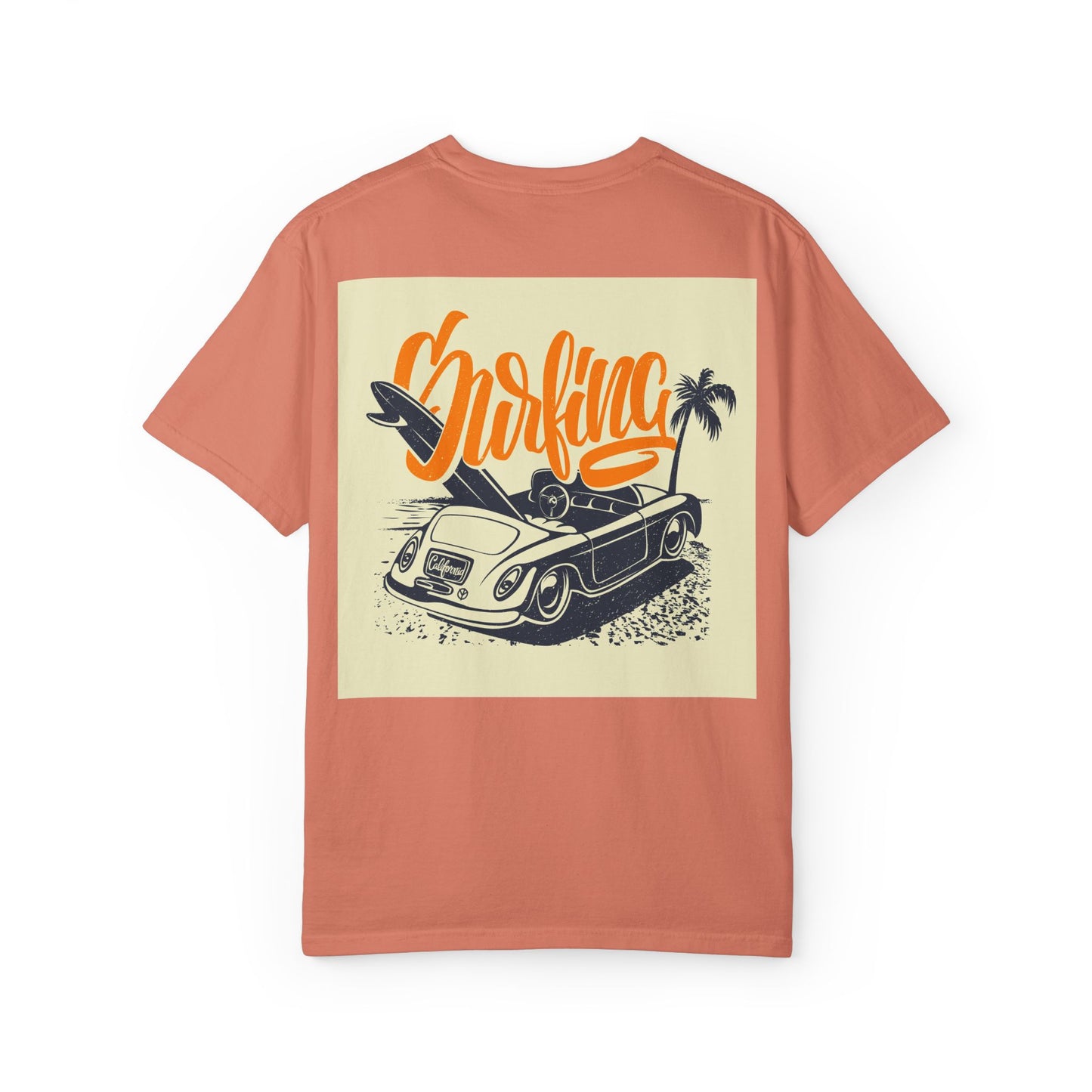 Retro Surfing Unisex T-Shirt, Beach Vibe Tee, Summer Casual Wear, Vacation Shirt, Surf Lover Gift, Ocean Adventure Top