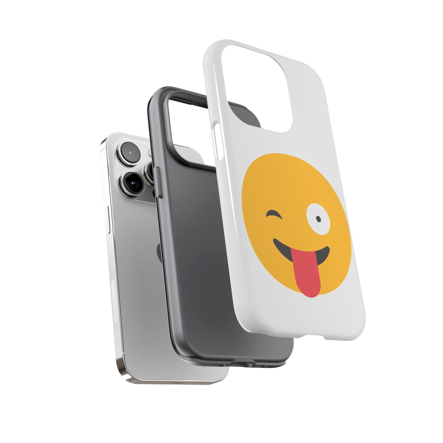 Playful Emoji Phone Case - Tough Cases for Fun Vibes