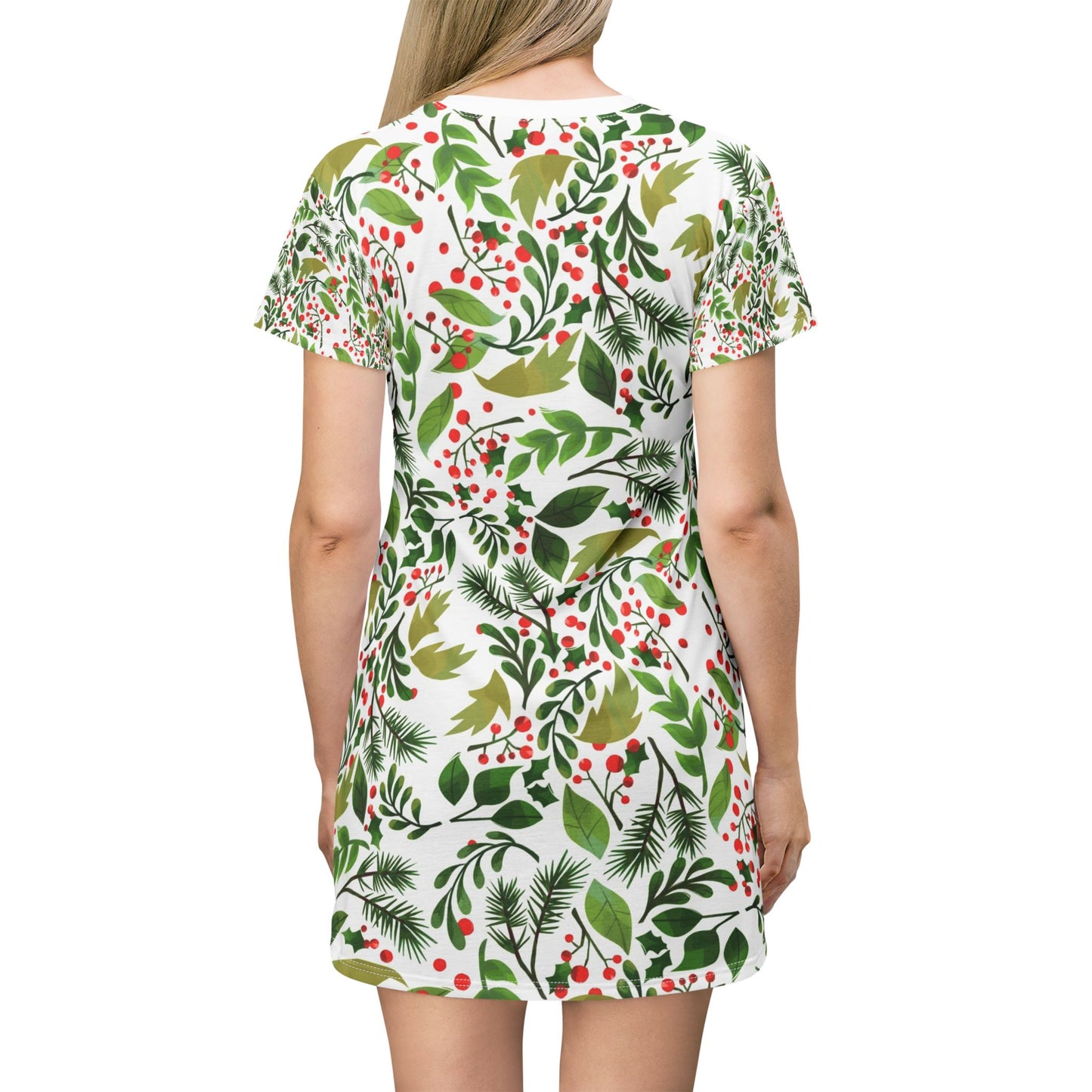 Floral T-Shirt Dress - Perfect for Summer Gatherings and Casual Outings
