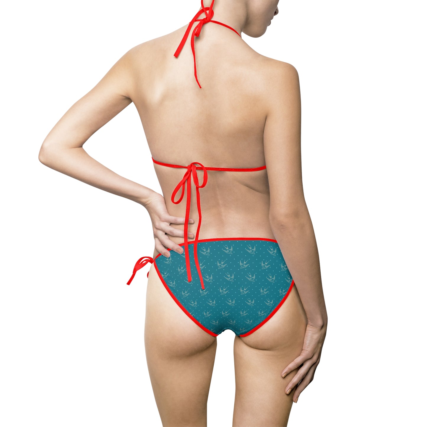 Anchor Print Women's Bikini Swimsuit - Stylish Beachwear for Summer Fun