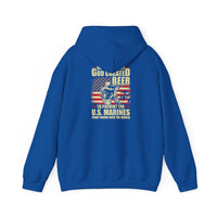 God Created Beer Hoodie, Marine Sweatshirt - Funny Drinking Gift, Unisex Pullover, Alcohol Lover, Birthday Present, Cool