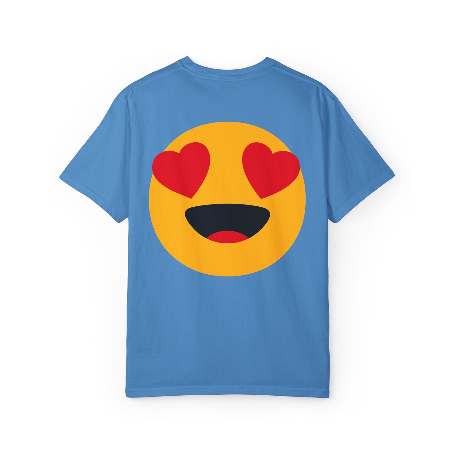 Love Emoji Garment-Dyed Unisex T-Shirt | Perfect for Valentine's Day & Casual Wear