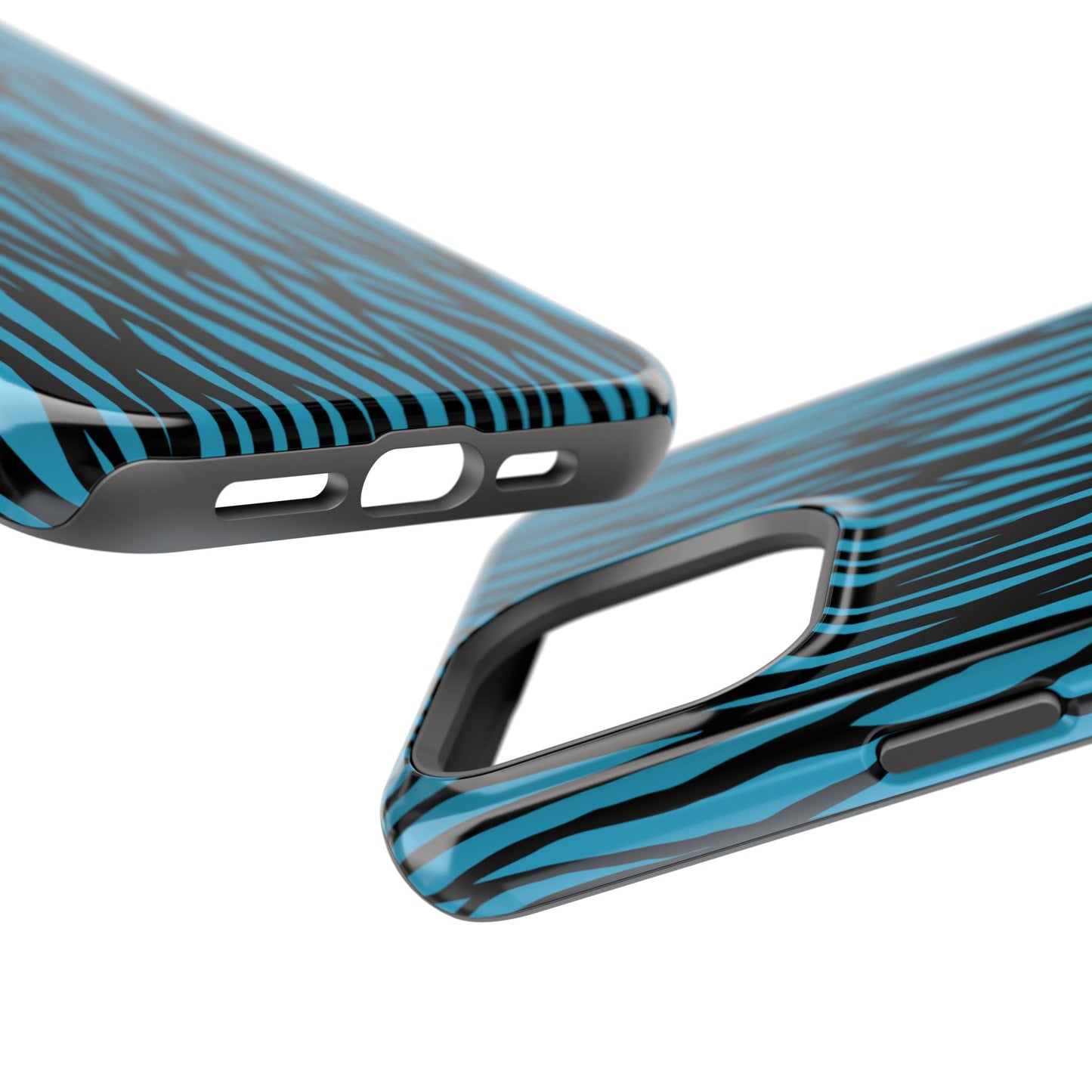 Zebra Print Magnetic Tough Case for iPhone - Durable & Stylish Phone Protection