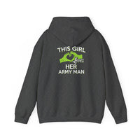 This Girl Loves Her Army Man Hoodie, Military Sweatshirt, Unisex Army Merchandise, Gifts for Military Spouses, Patriotic