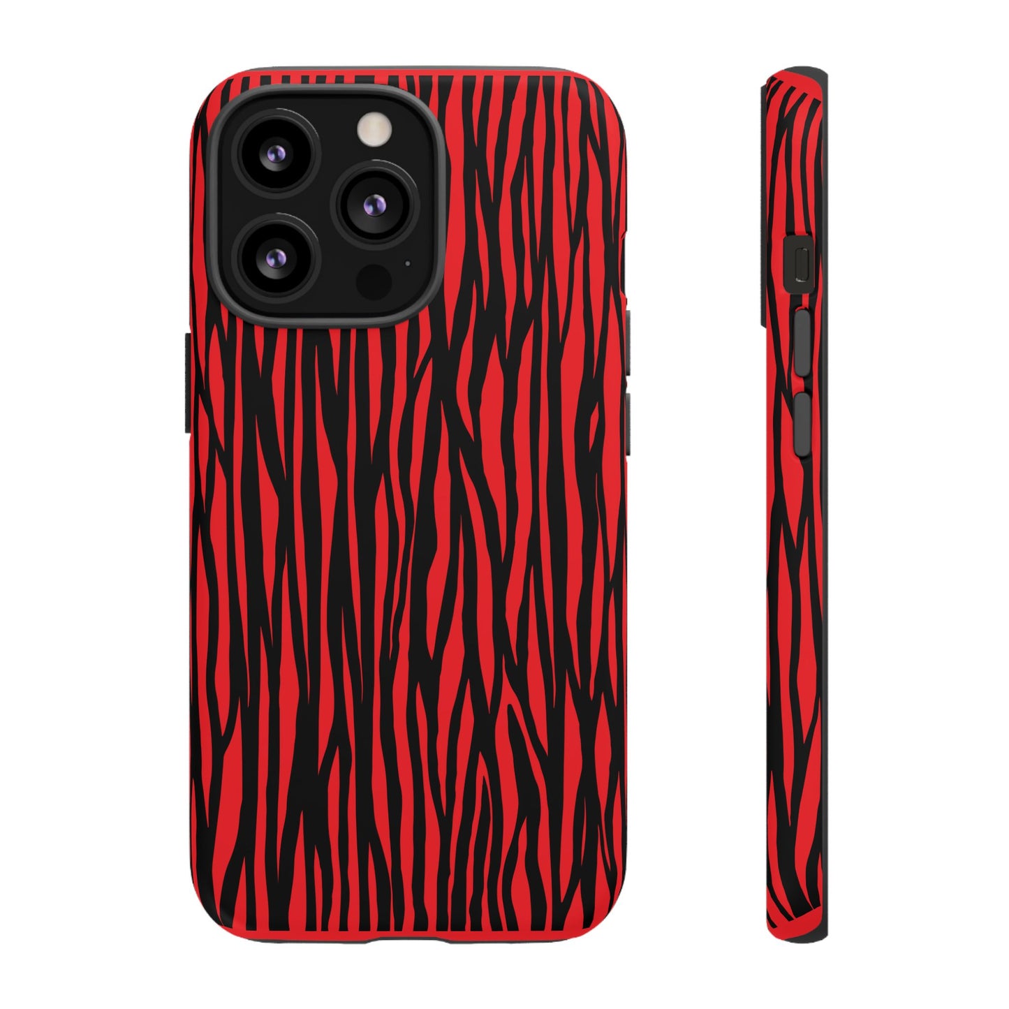 Bold Zebra Print Phone Case - Tough Protection for Trendsetters
