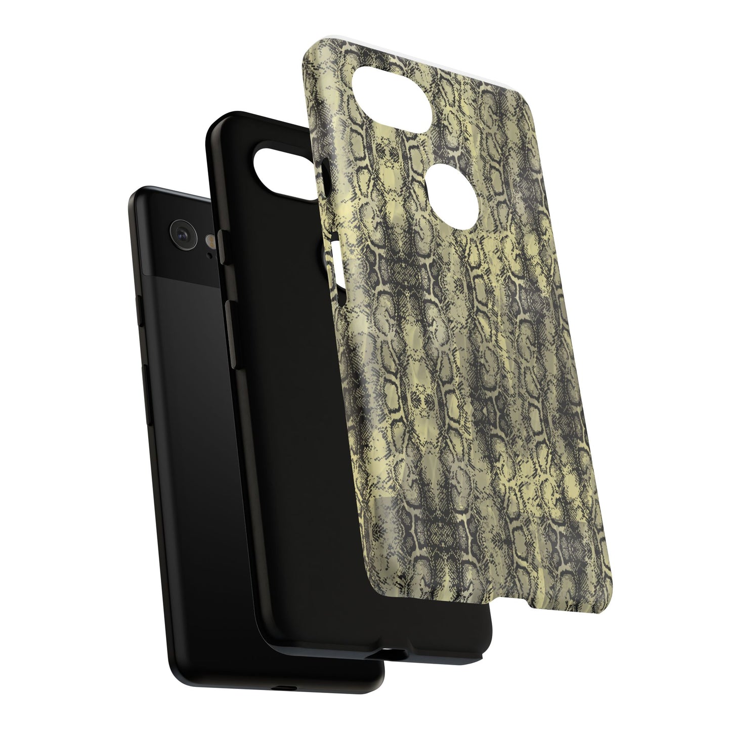 Snake Pattern Phone Case – Tough & Stylish Protection for Your Device  Show off your wild side while keeping your phone protected with this sleek snake pattern case—designed for both fashion and function.