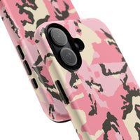 Stylish Pink Camouflage Phone Case – Tough Cases for Trendsetters