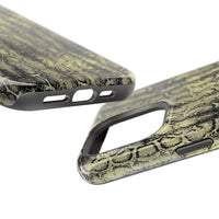 Stylish Snake Skin Magnetic Tough Case - Durable Protection for Your Phone