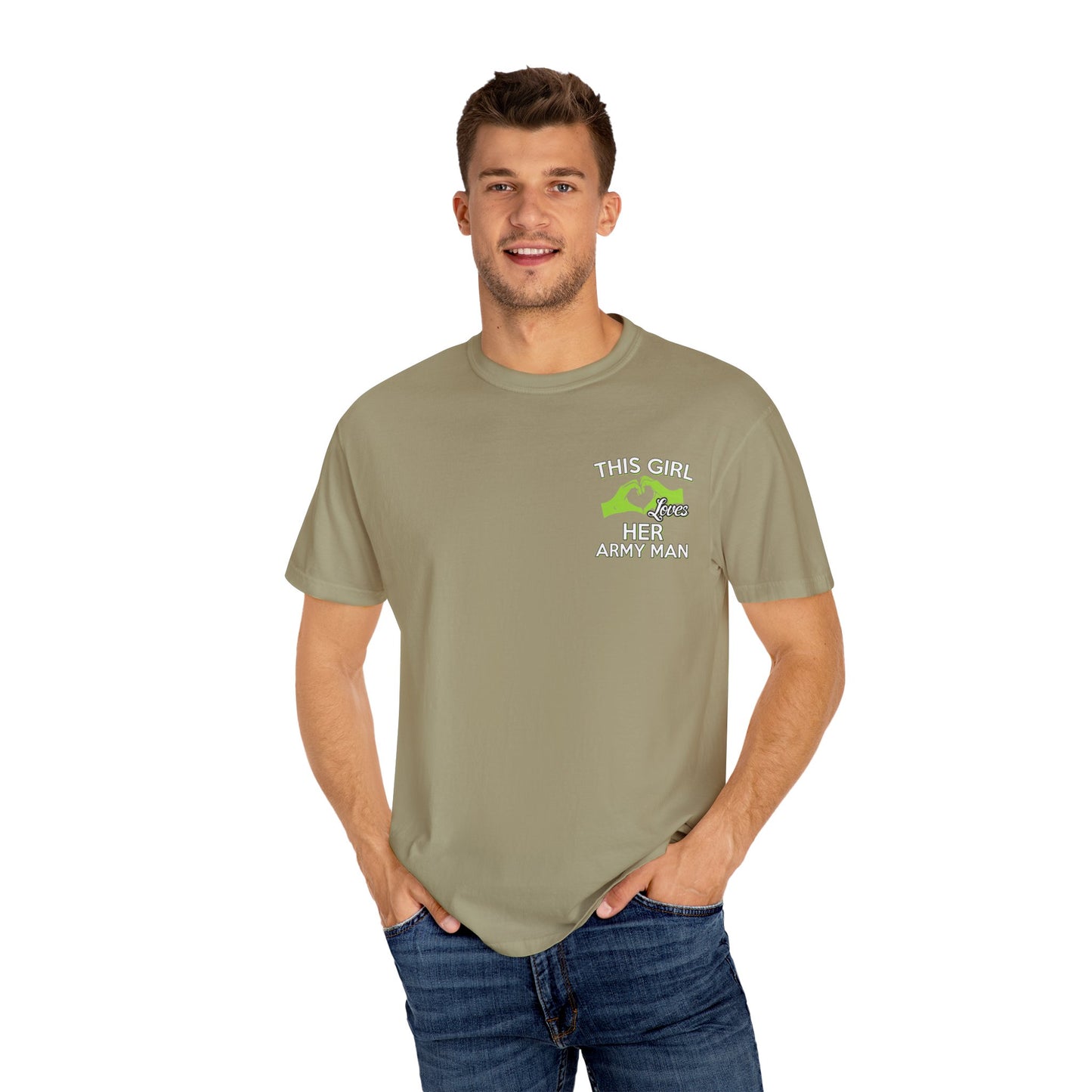 Army Wife Love T-shirt - Cute Gift for Military Girlfriends, Support Our Troops Apparel, Unisex Casual Tee, Army Partner