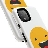 Happy Face Tough Phone Case - Durable Protection with Smile Design