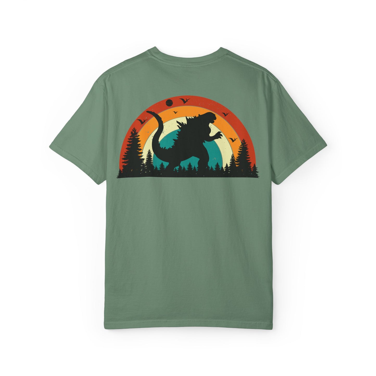 Retro Sunset Dinosaur Unisex T-Shirt