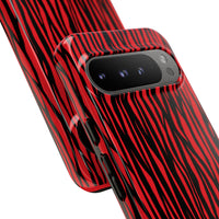 Bold Zebra Print Phone Case - Tough Protection for Trendsetters