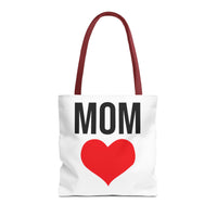 Mom Love Tote Bag | Perfect for Mother's Day, Birthday Gift, Grocery Shopping, Personalized Gift, Eco-Friendly