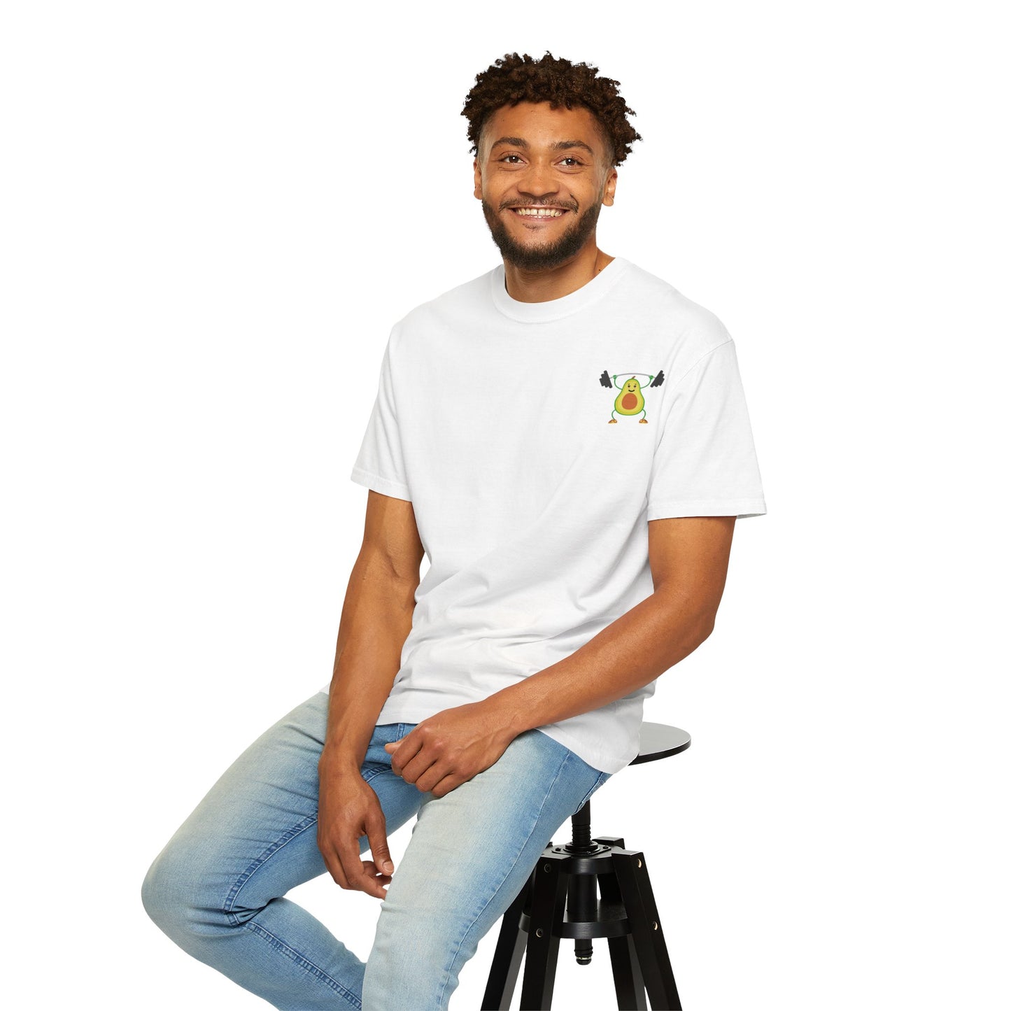 Funny Avocado Workout Unisex T-Shirt - Perfect for Fitness Lovers & Healthy Eating Enthusiasts