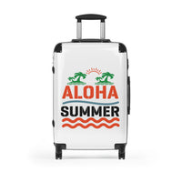 Stylish Travel Suitcase with Aloha Summer Design, Vacation Luggage for Adventure Seekers, Beach Trip Essentials, Summer
