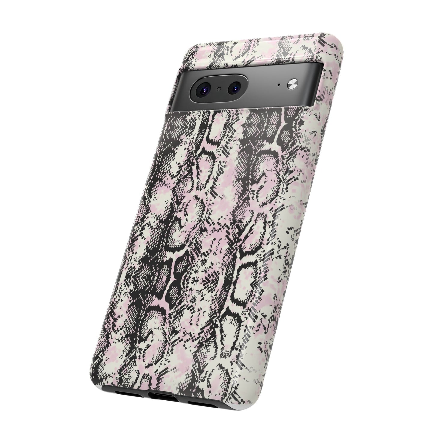Stylish Snake Print Phone Case – Trendy Design, Tough Protection  Make a bold fashion statement while keeping your phone safe with this sleek and durable snake print case.