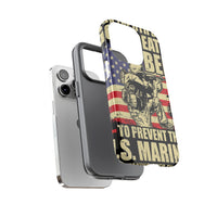 Military-Themed Phone Case - 'God Created Beer' Design