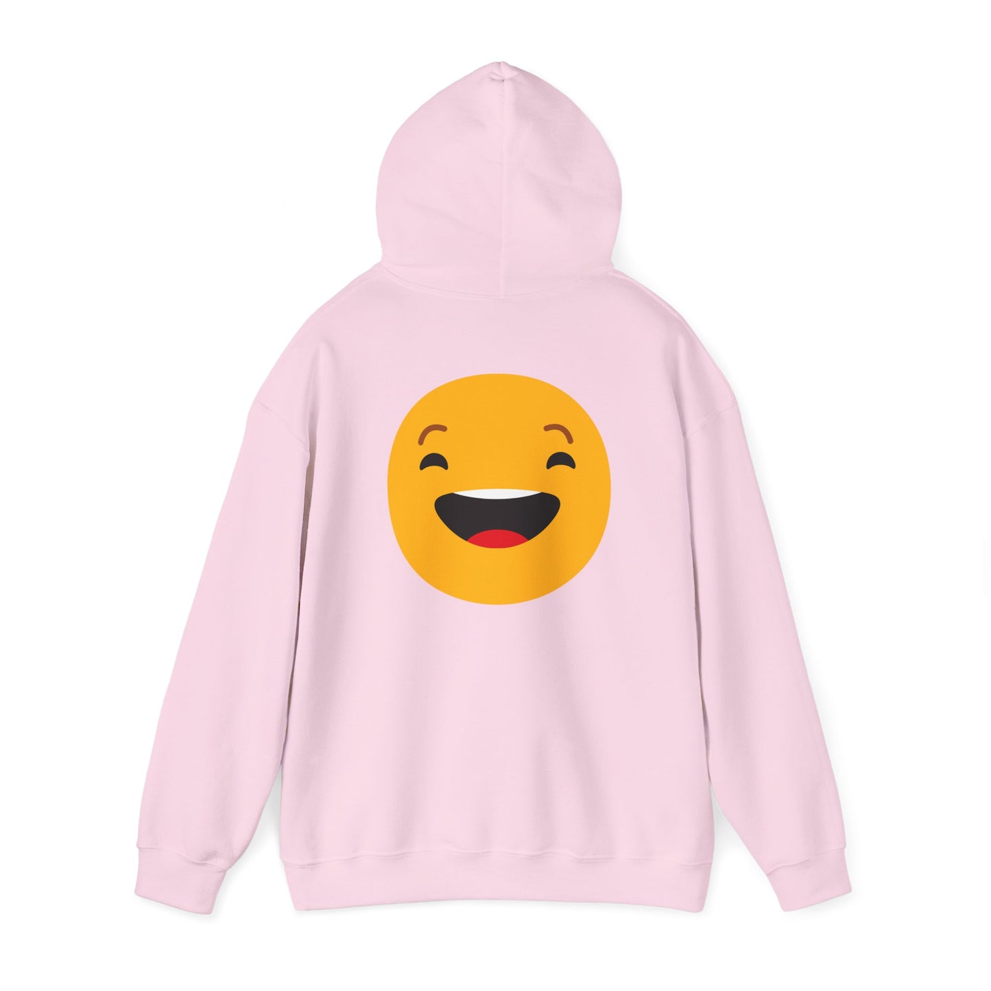 Funny Smile Emoji Hoodie - Unisex Heavy Blend™ Sweatshirt for Everyday Comfort