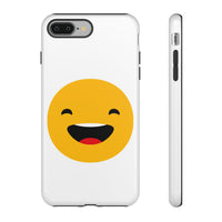 Happy Face Tough Phone Case - Durable Protection with Smile Design