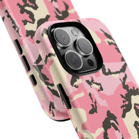 Stylish Pink Camouflage Phone Case – Tough Cases for Trendsetters