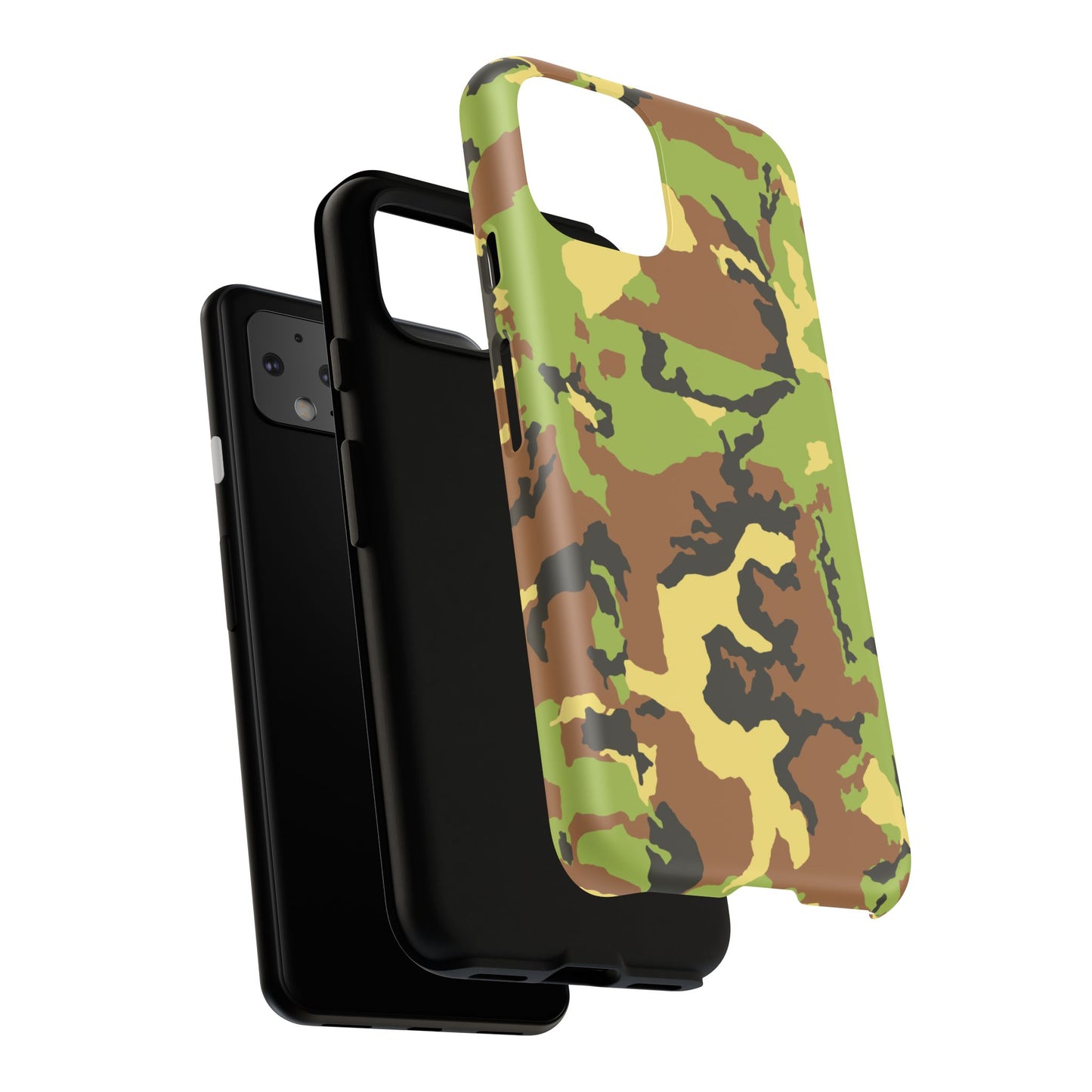 Camo Tough Phone Case - Durable Military Style Cover for Adventure Lovers
