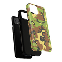 Camo Tough Phone Case - Durable Military Style Cover for Adventure Lovers