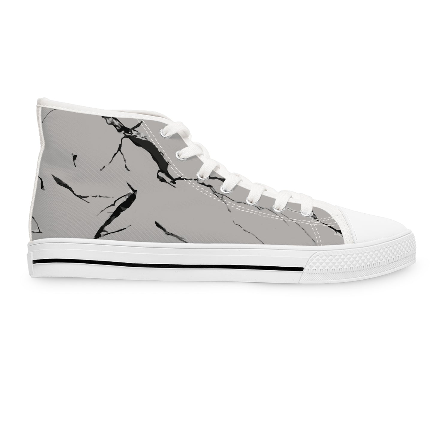 Stylish Marble-Print High Top Sneakers for Trendy Women