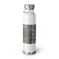 Stylish Copper Vacuum Insulated Bottle, 22oz - Trendy Snakeskin Design