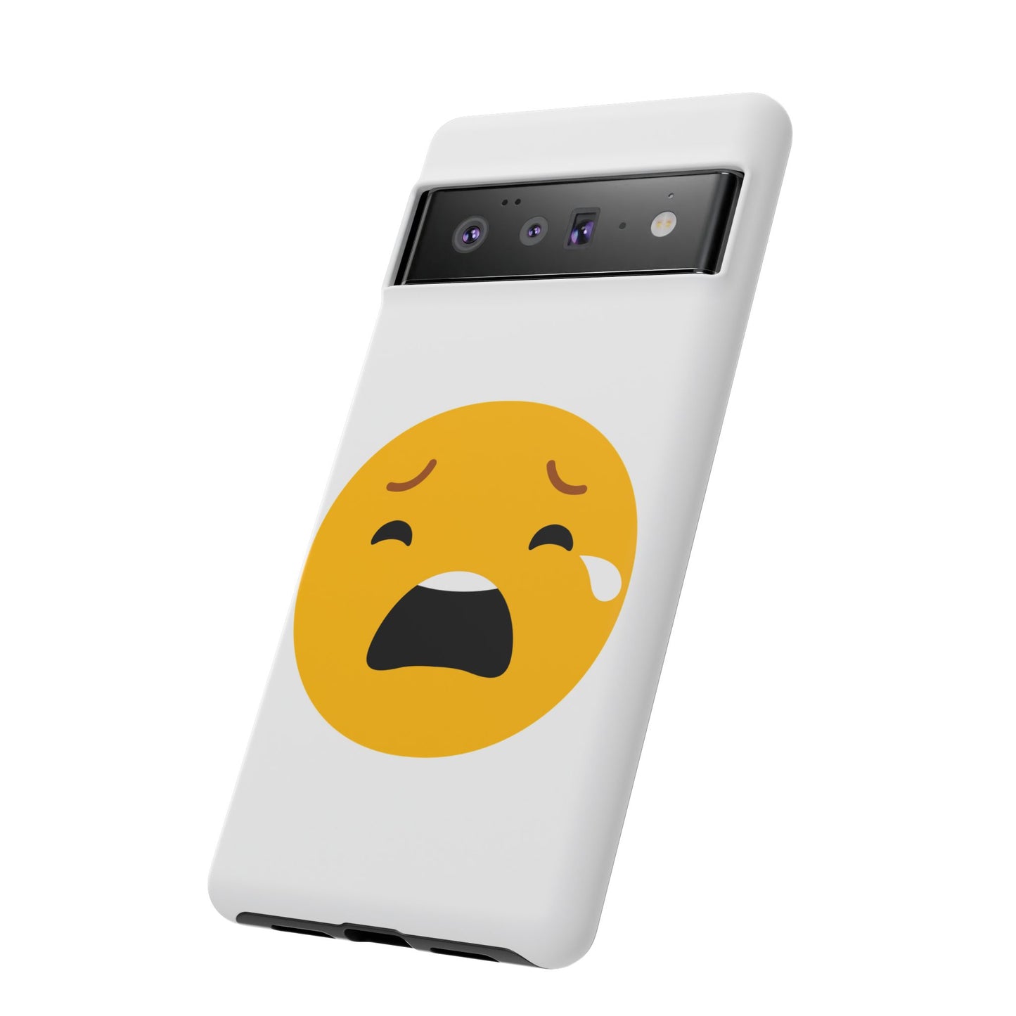 Emotional Tough Case – Sad Emoji Phone Case for Supportive Gifts