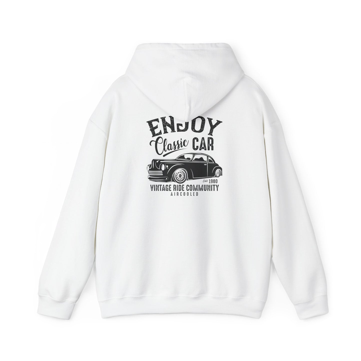 Vintage Car Lover's Hoodie - Enjoy Classic Car Design