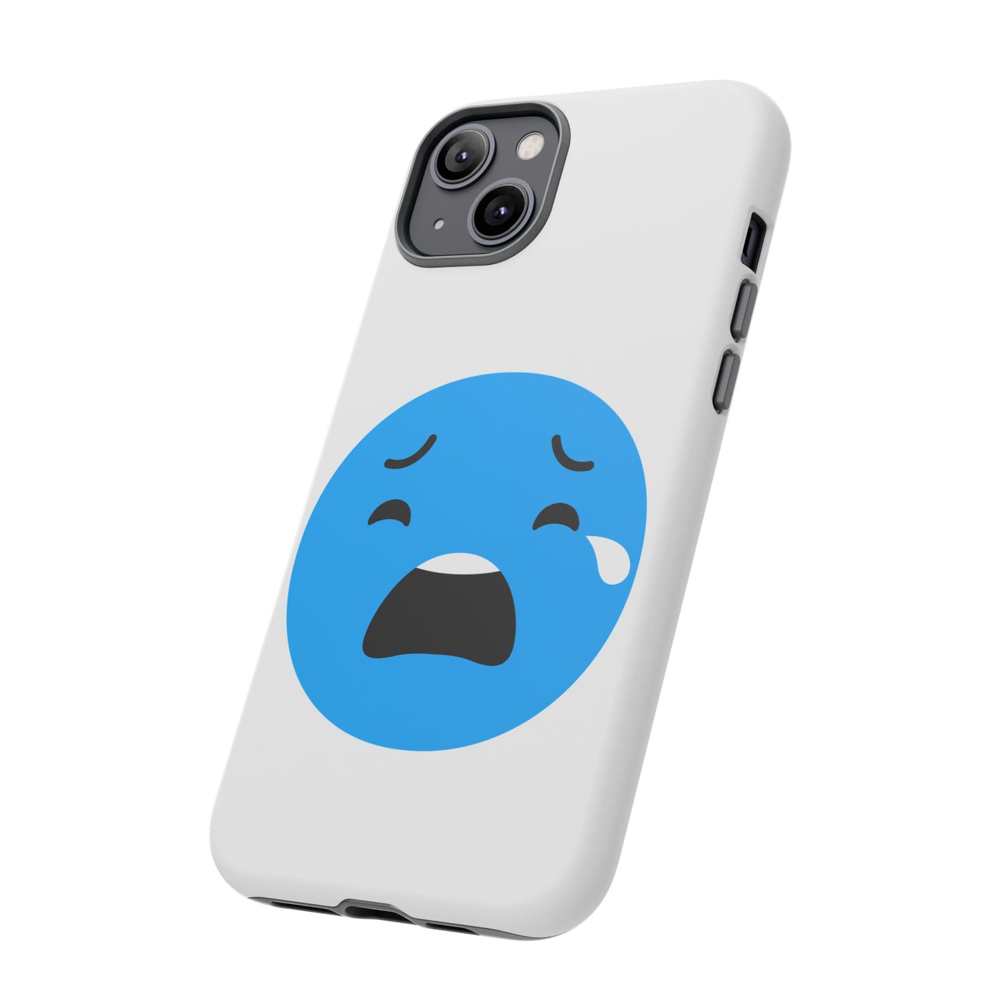 Funny Sad Face Phone Case - Tough and Stylish