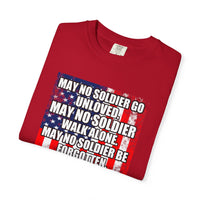 Patriotic T-shirt for Veterans, Memorial Day, Independence Day, Military Support, Casual Wear, Unisex Tee