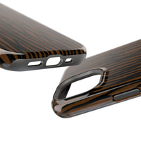 Stylish Magnetic Tough Phone Case - Bold Striped Design