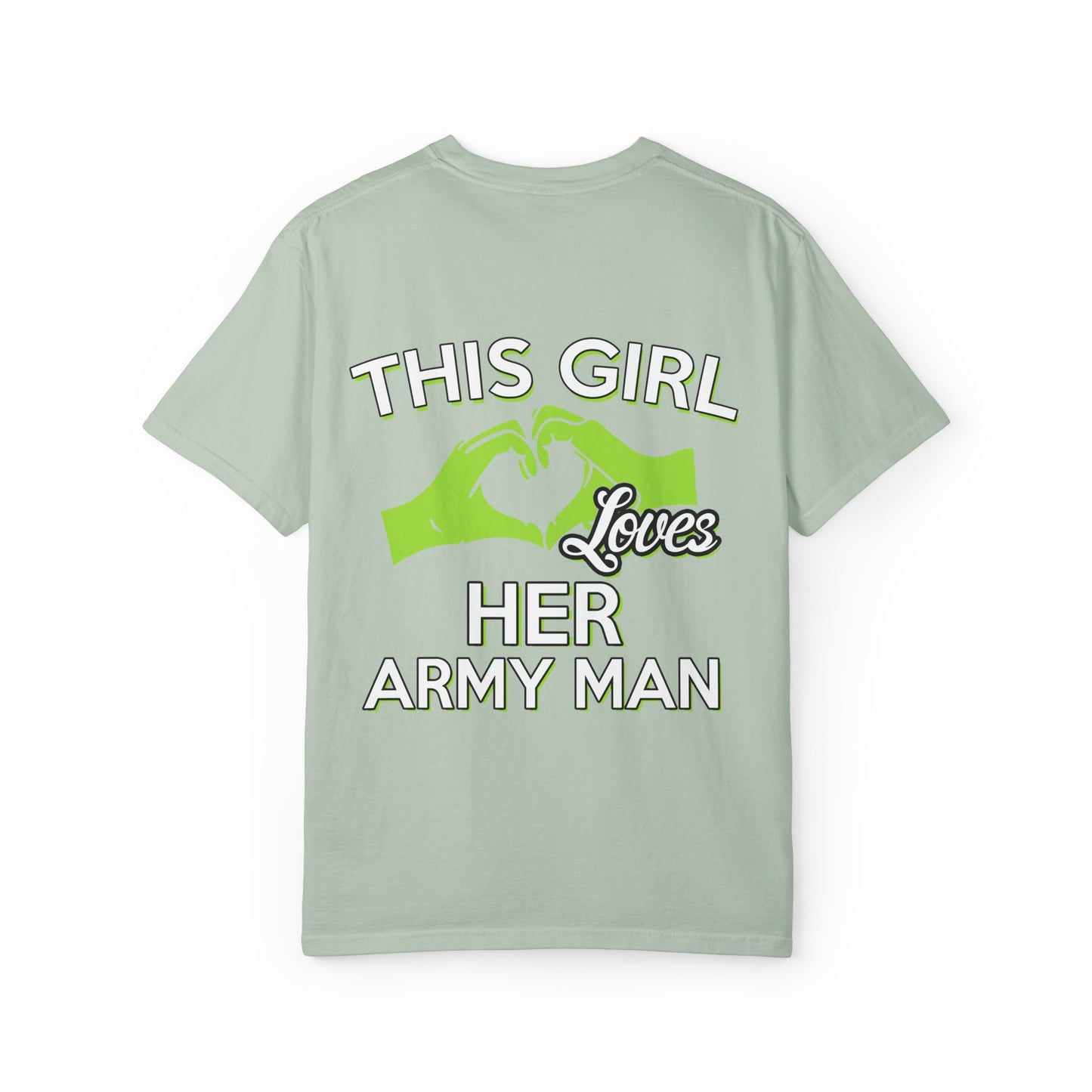Army Wife Love T-shirt - Cute Gift for Military Girlfriends, Support Our Troops Apparel, Unisex Casual Tee, Army Partner