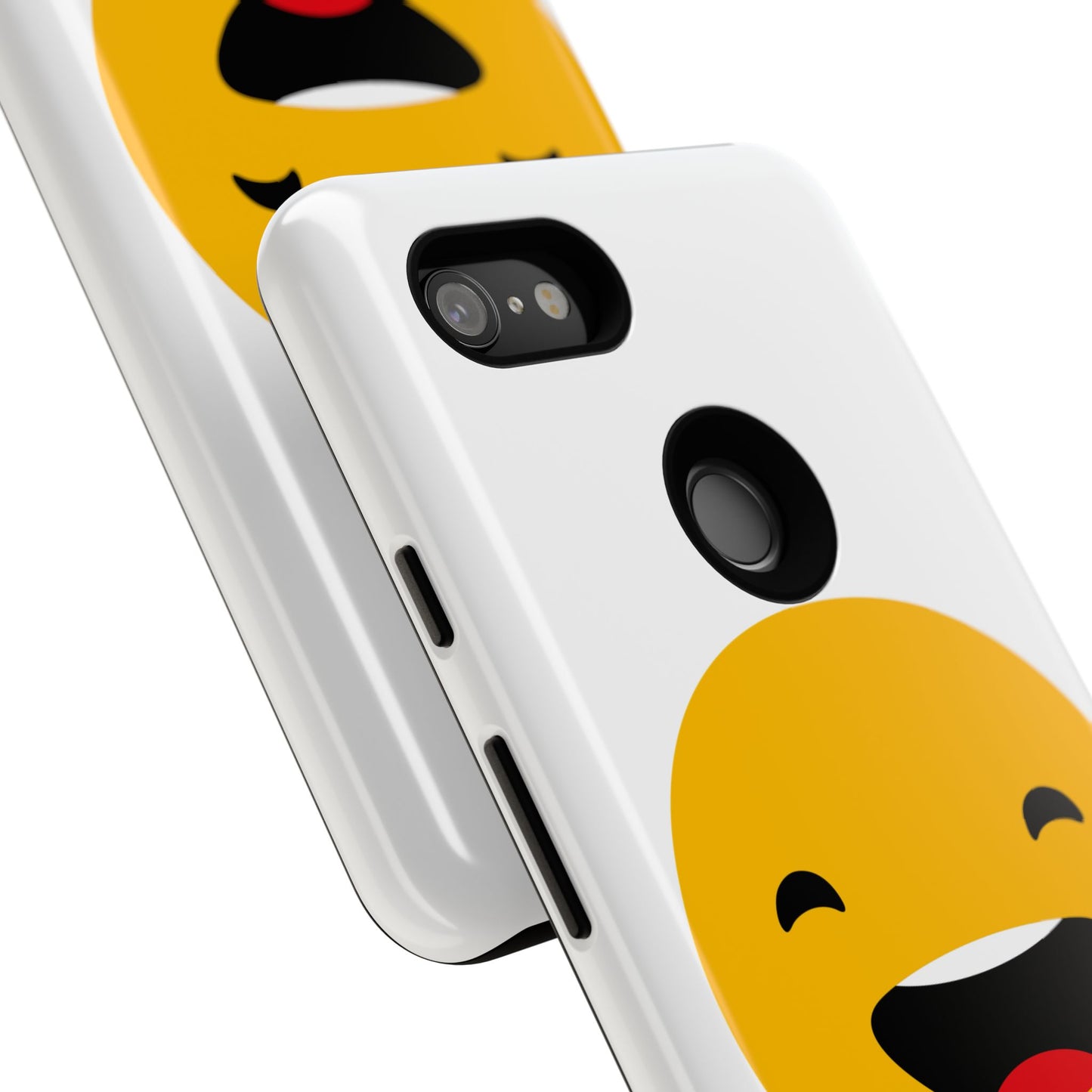 Happy Face Tough Phone Case - Durable Protection with Smile Design