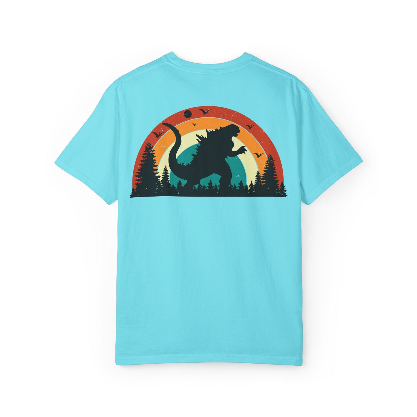 Retro Sunset Dinosaur Unisex T-Shirt