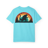 Retro Sunset Dinosaur Unisex T-Shirt