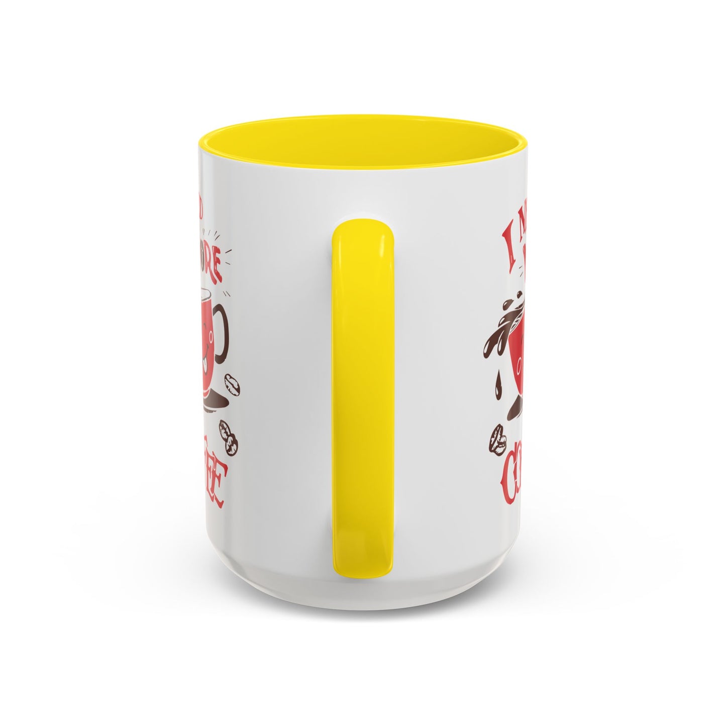 Cheerful Coffee Mug - "I Need More Coffee" - Fun Gift for Coffee Lovers, Home Office, Birthday, Holiday, Kitchen Decor