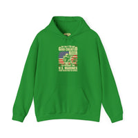 God Created Beer Hoodie, Marine Sweatshirt - Funny Drinking Gift, Unisex Pullover, Alcohol Lover, Birthday Present, Cool
